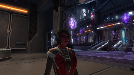 Anexxia, Sith Inquisitor, Relaxing Upon the Imperial Fleet